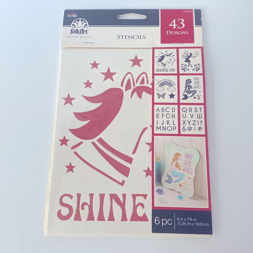 New- FolkArt Stencils